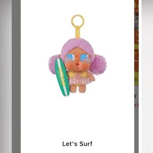 Pop Mart CRYBABY Vacation Mode On Series-Vinyl Plush Let’s surf